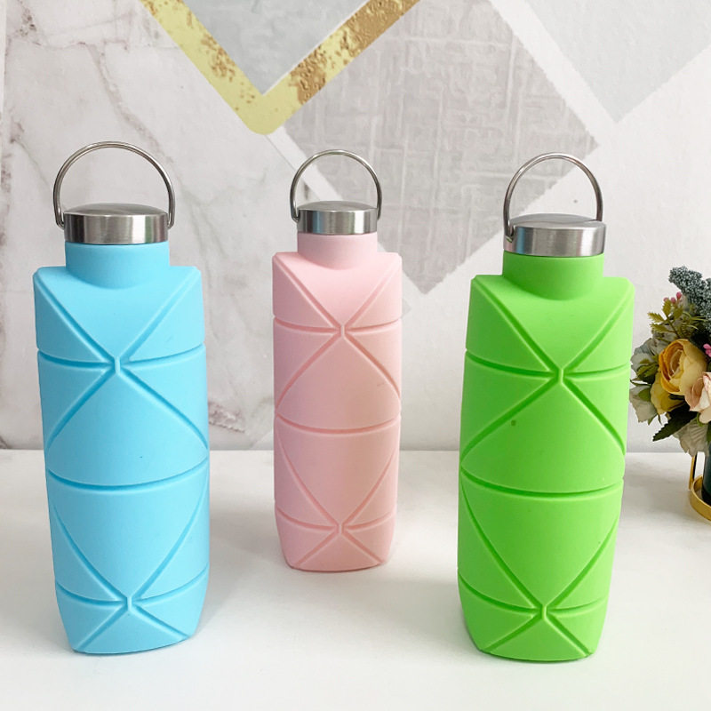 硅胶折叠杯可伸缩杯压缩