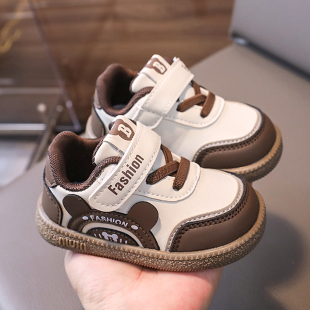 春秋季男宝宝学步鞋0一1-3岁婴儿12个月鞋子男童板鞋儿童软底童鞋