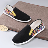 老北京布鞋 男款 纯手工千层底灯芯绒透气男士 新款 休闲百搭国风鞋 子