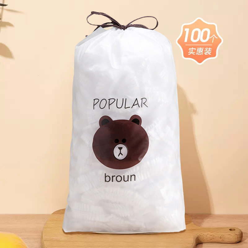 食品级一次性保鲜膜套100只图片
