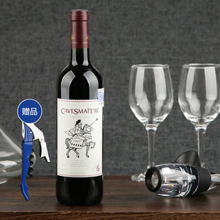 法国卡斯特波尔多原瓶进口葡萄酒龙骑兵VDF红酒单支顺丰包邮送礼