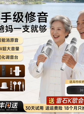 金运H100超响麦话筒音响一体机麦克风ktv户外声卡唱K歌直播卡拉ok