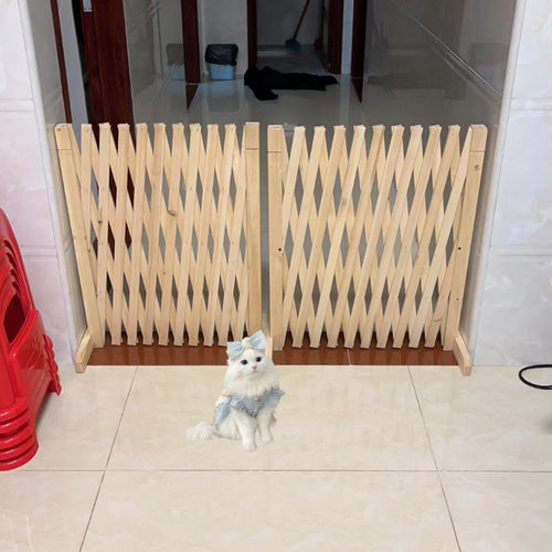 宠物围栏栅栏隔离门户外室内伸缩隔断拦猫拦狗栅栏挡板隔离免打孔