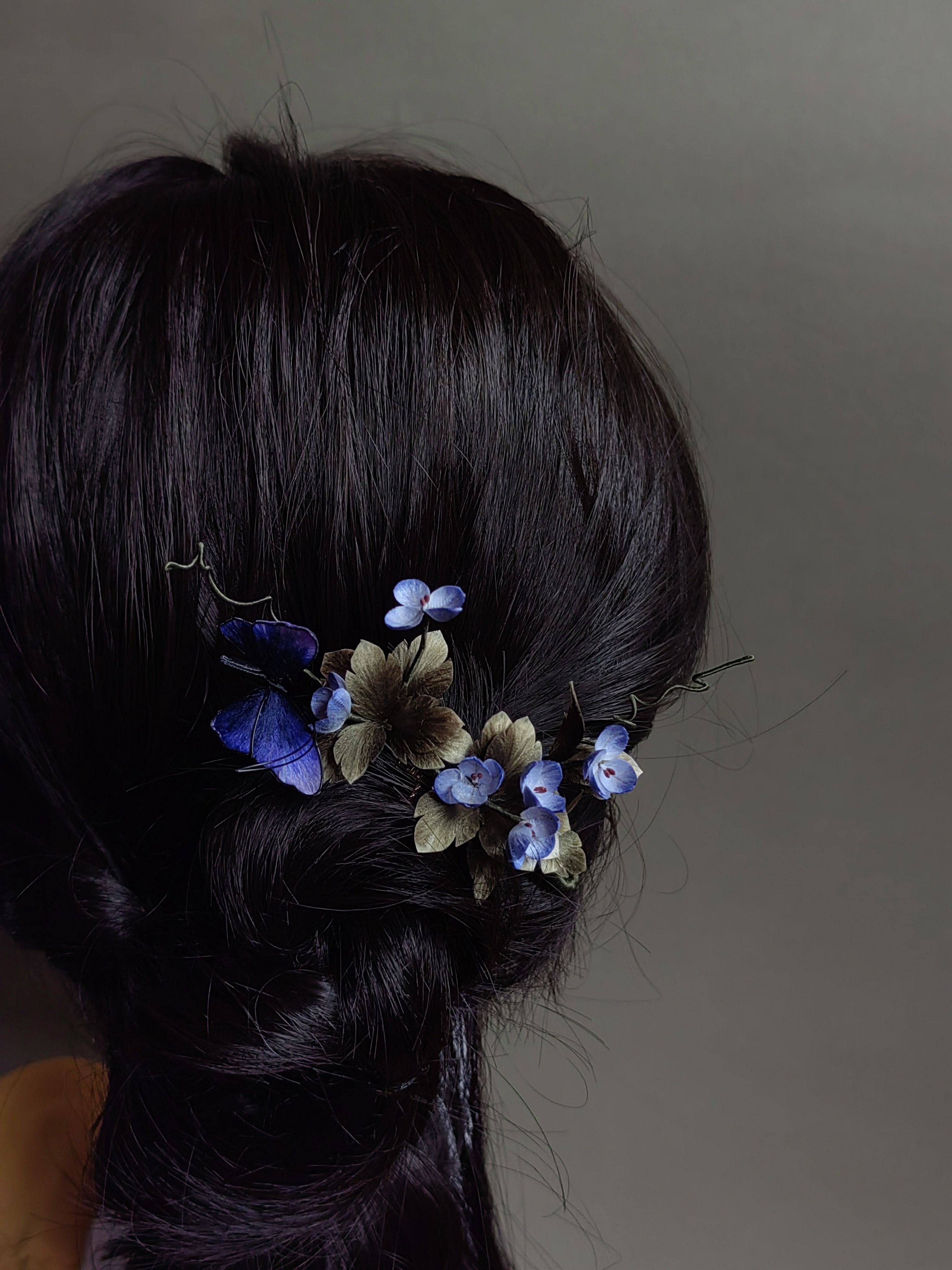 起居录手工绒花阿拉伯婆婆纳发簪发梳双直檀木盘发古风国风发簪,模玩/动漫/周边/娃圈三坑/桌游,古风/国风配饰,淘宝优惠券,粉丝福利购,淘宝优惠卷