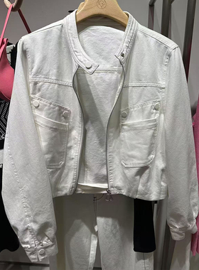 ROSEALYSSA若诗莉莎女士2025年春季新款立领夹克短外套R5101-1702