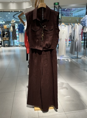 Rose Alyssa 若诗莉莎2026夏季女亚麻套装两件套R6203-9902-1499