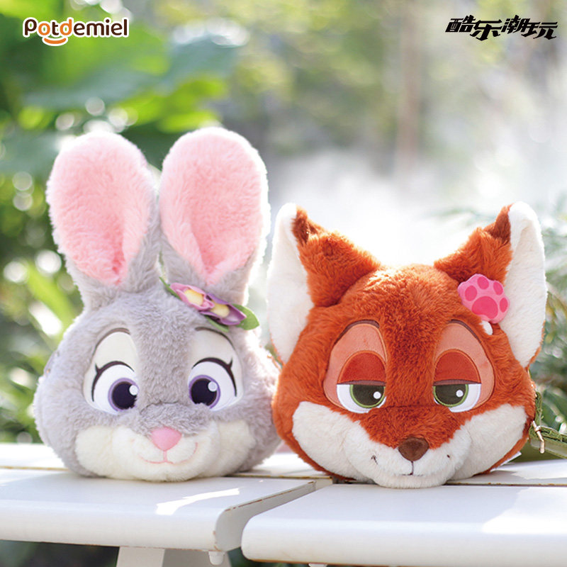 酷乐潮玩迪士尼朱迪尼克毛绒单肩斜挎包2025新款毛绒玩偶公仔礼物