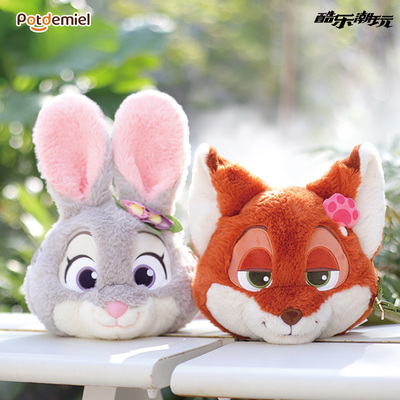 酷乐潮玩迪士尼朱迪尼克毛绒单肩斜挎包2025新款毛绒玩偶公仔礼物