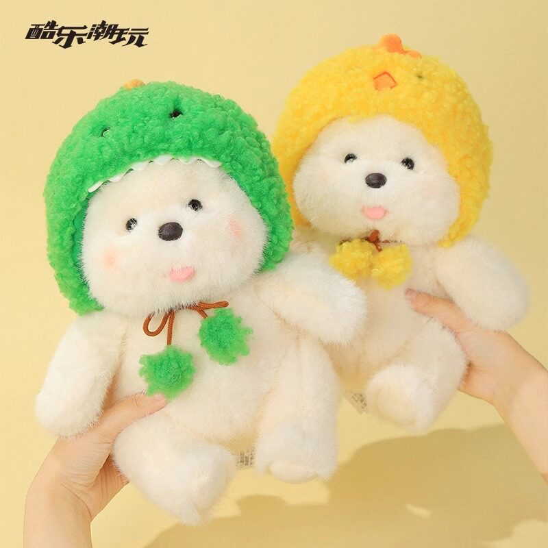 酷乐潮玩熊孩子毛绒公仔