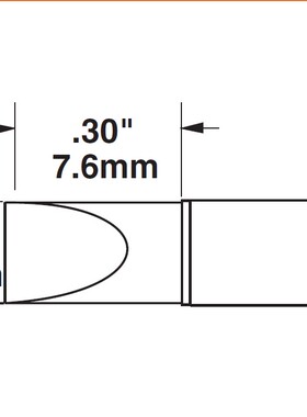 美国METCAL无铅凿型焊接烙铁头STTC-017/117/517/817适用MX-H1-AV