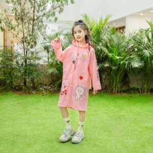 布鲁淘儿童雨衣男童女童2022新款幼儿园小学宝宝斗篷式小孩雨披