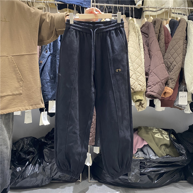 自然腰韩版TY1980束脚卫裤休闲裤