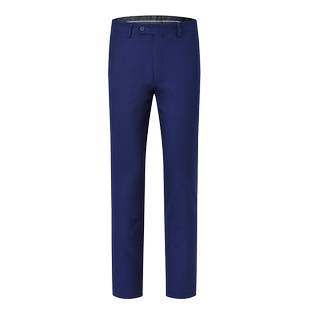 交通银行新款男士西裤交行行服工装男交行工作服职业西裤男蓝色