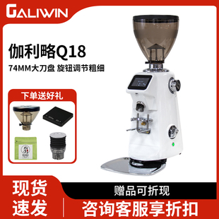 伽利略 商用家用电动咖啡定量咖啡豆研磨机磨豆机 GALIWIN Q18意式