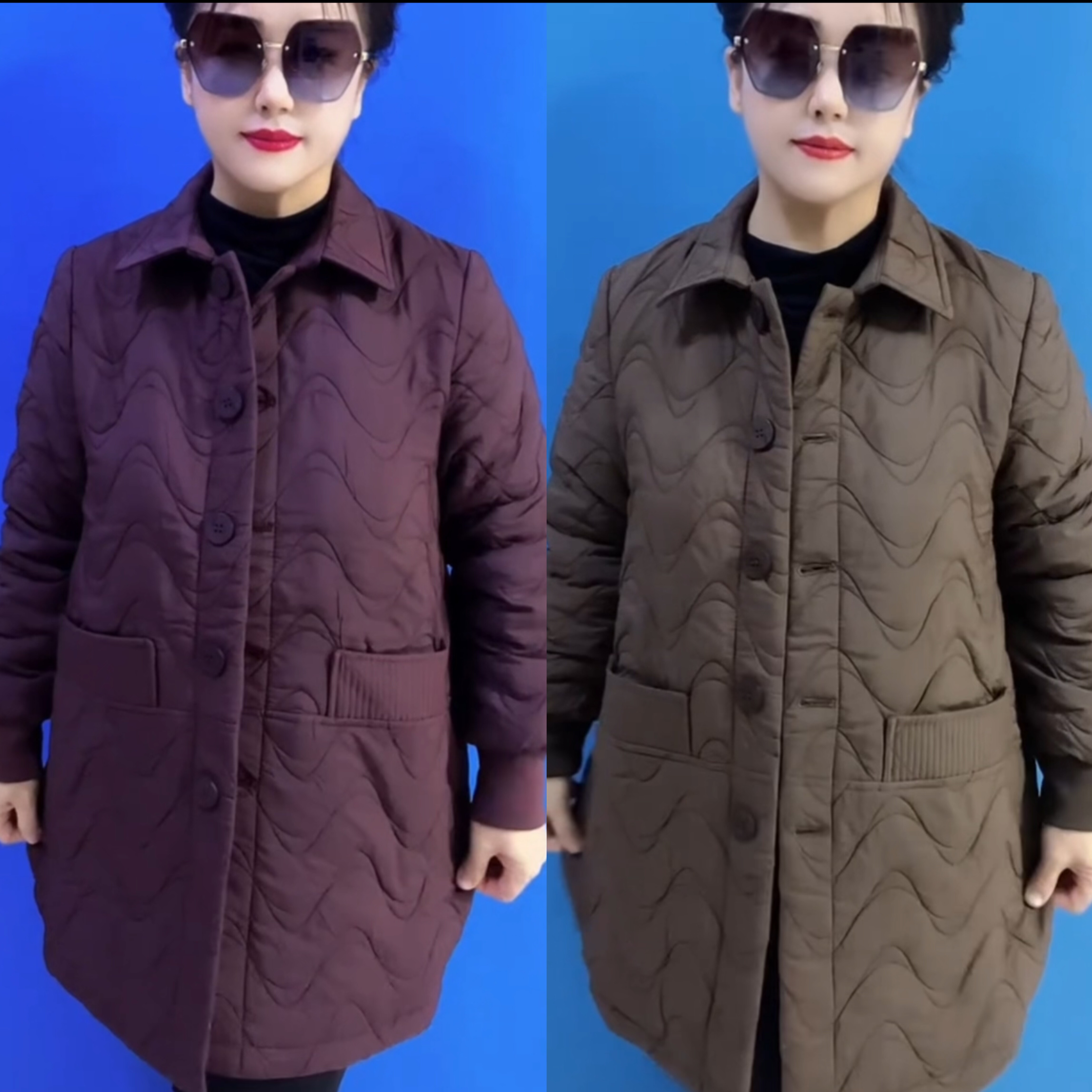 秋冬新款女士加棉保暖外套中老年妈妈装上衣洋气中长款翻领棉服潮,女装/女士精品,中老年女装,淘宝优惠券,粉丝福利购,淘宝优惠卷