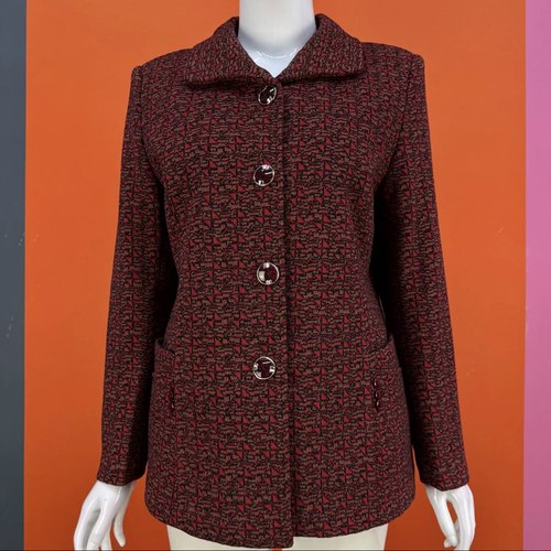 秋冬加绒女士外套妈妈装上衣棉服