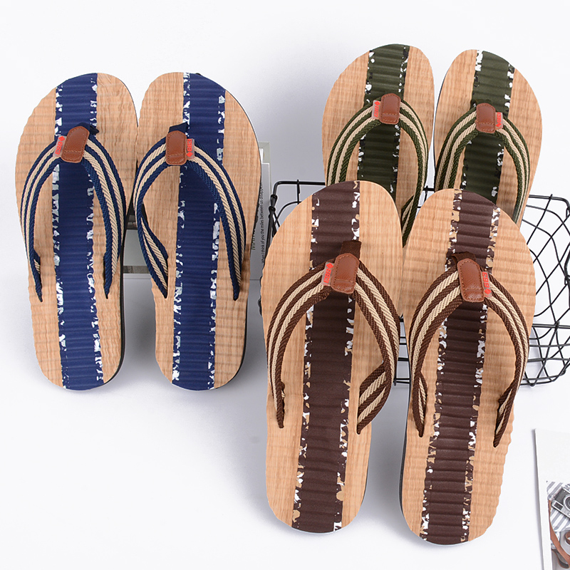 全川特大码人字拖男夏季外穿防滑夹脚透气居家室内休闲沙滩凉拖鞋