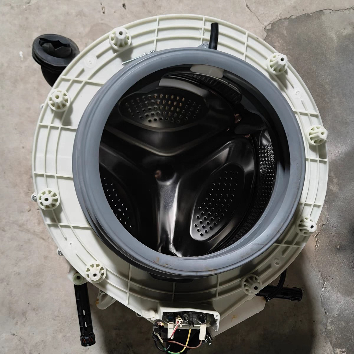 适用美的小天鹅TG80V20WDX滚筒洗衣机塑料外前后桶不锈钢内桶总成