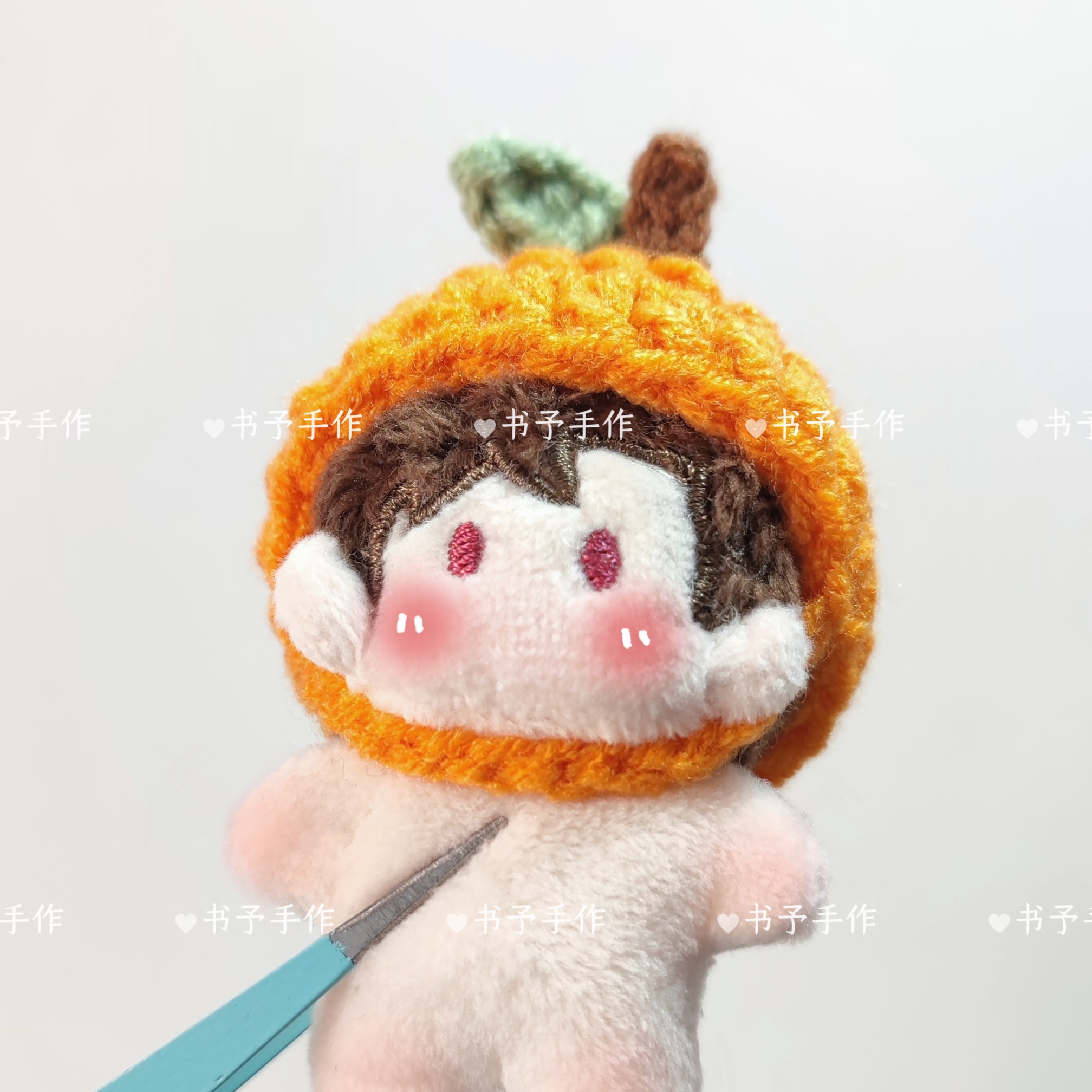 5cm棉娃手工娃帽 编织成品纯手工娃衣可爱棉花娃娃配饰潮玩新品