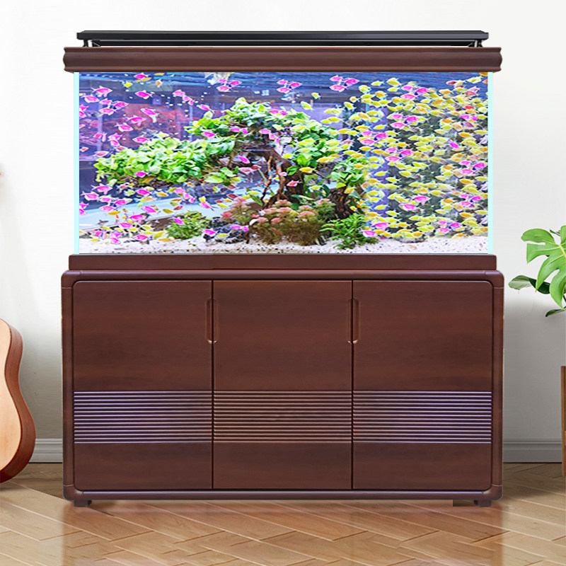 鱼缸客厅大型2025新款落地用超白玄关屏风隔断柜免打理生态鱼缸,宠物/宠物食品及用品,底柜/落地缸,淘宝优惠券,粉丝福利购,淘宝优惠卷