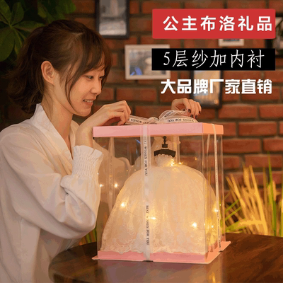 生日礼物女生实用高端大气送闺蜜创意结婚礼物婚纱模型18岁成年礼