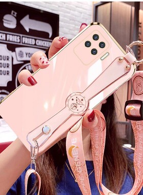 适用oppoF19Pro手机壳6.43英寸F19PRO外壳防摔oppoCPH2285保护套全包边pporF19PR0小清新oppPOR腕带oopp挂绳o
