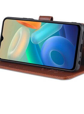 适用vivoV2160手机壳翻盖vivo Y30 5G保护套皮夹外壳6.58英寸Ⅴivo钢化膜viv0新款vovi防摔wiwo插卡vivi硅胶v