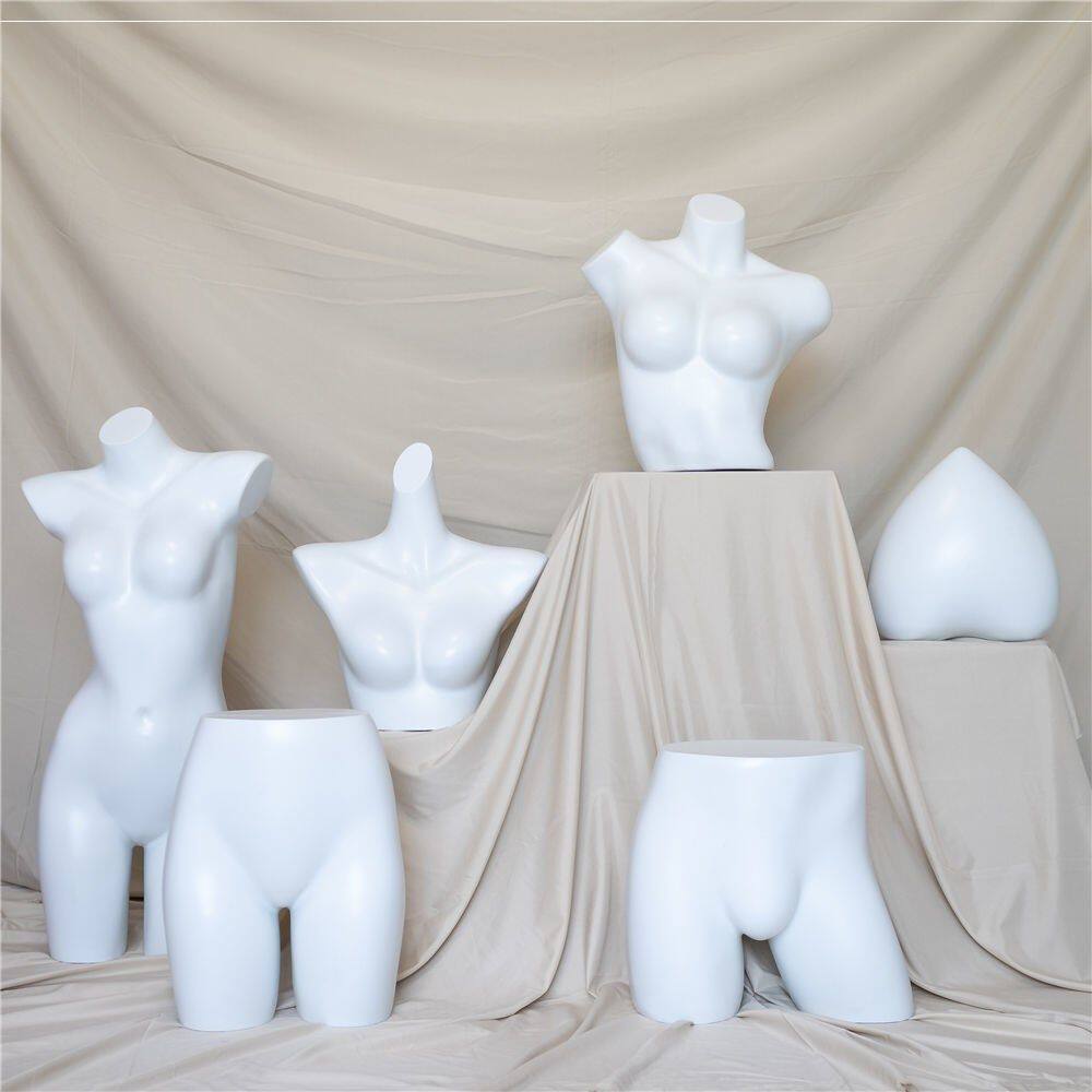 塑身美体内衣模特道具女男半身文胸内裤塑料假人体橱窗陈列展示