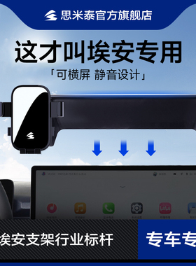 适用于广汽传祺埃安Y/S/V/PLUS/LX专用屏幕23款车载手机支架配件