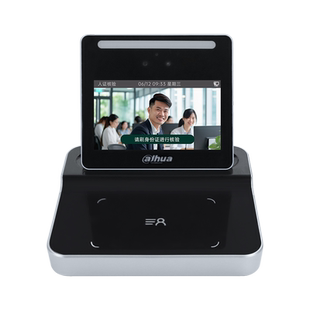 大华4.3寸人脸自助采集终端触摸门禁摄像头采集仪人证卡片门禁机