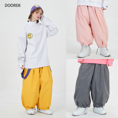 蘑菇DOOREK新款宽松滑雪裤