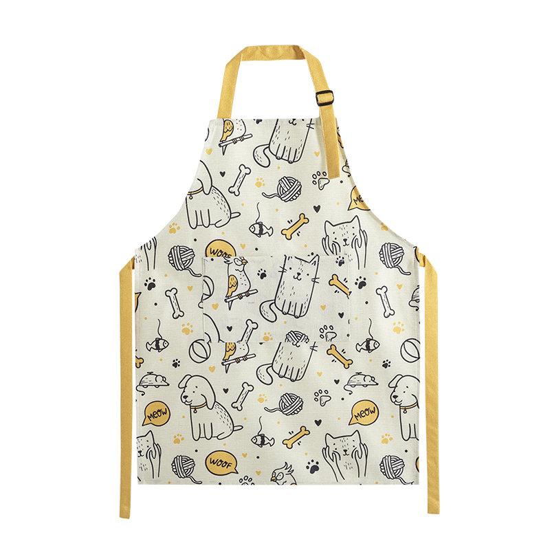 新款时尚男士定制logo夏季围裙