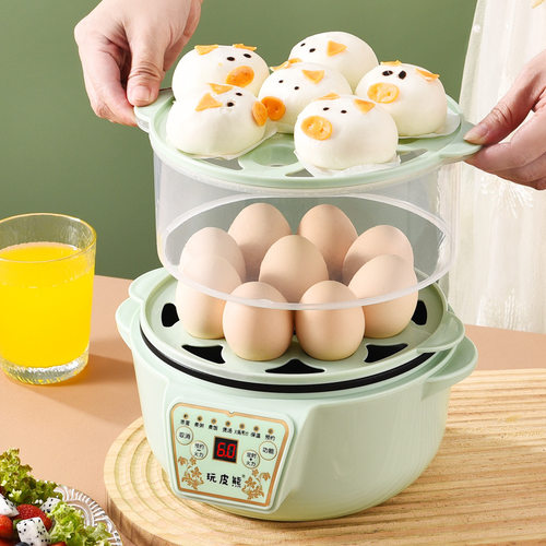 玩皮熊可预约定时煮蛋器