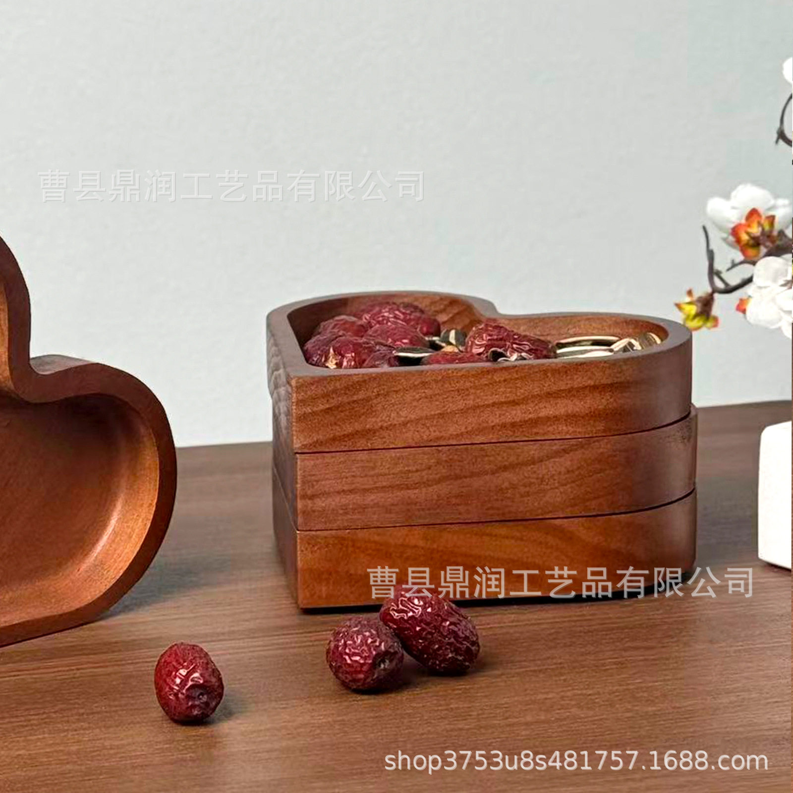 现货干果点心盘可堆叠家