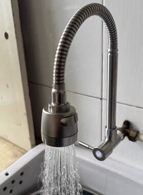 入墙式304单冷水池墙壁式洗菜盆不锈钢洗手盆侧进水龙头家用横向