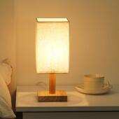 lamp small bedroom table bedside dimming night light