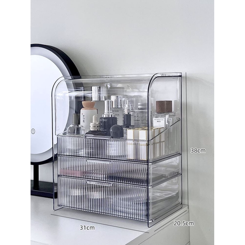 Makeup Organizer Cosmetic Storage Box Drawer Type Desktop Fi