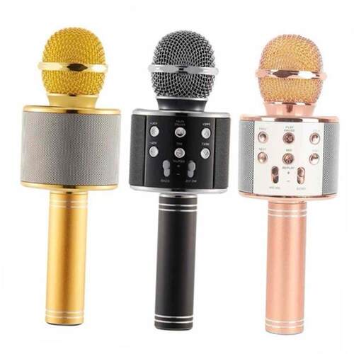Wireless Bluetooth Karaoke Microphone  Mini Portable Speaker