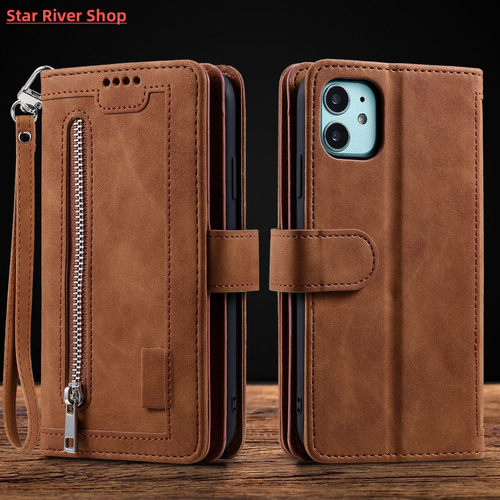 Flip Magnetic Case For iPhone 15 14 13 12 11 Mini Pro XS Max XR X 7 8 6 Wallet