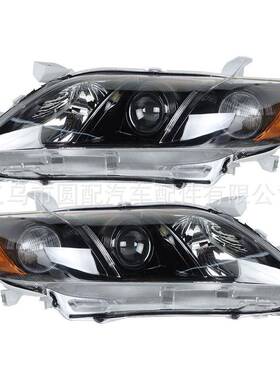 适用于丰田Camry 2007款美版全黑大灯R81130-33651 L81170-33651