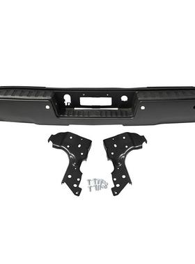 适用于雪佛兰14-18款Silverado后保险杠索罗德原车黑色带雷达孔款