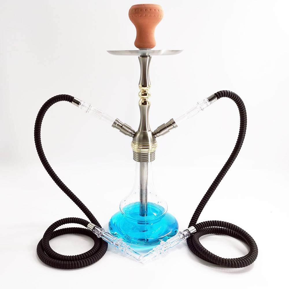 跨境货源水烟壶 酒吧双人阿拉伯水烟 铝水烟配件 水烟shisha