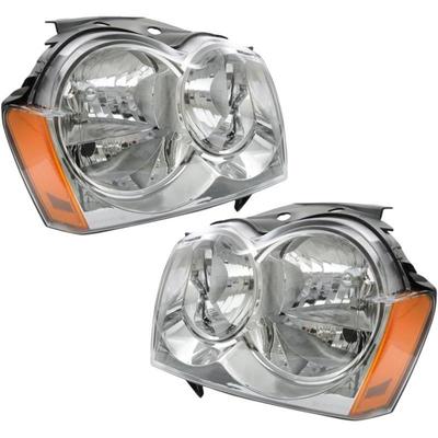 适用于2005 2006 2007吉普 jeep Grand Cherokee 前照灯总成