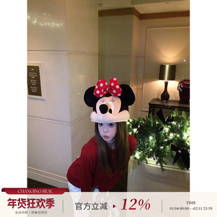 CHANGING REAL 苏黎红玫瑰 两色毛衣新年圣诞百搭韩系显瘦上衣女