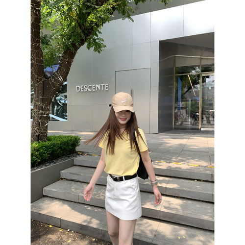 CHANGINGREAL两色v领短袖
