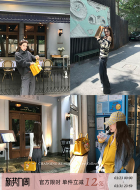 CHANGING REAL 盐系天菜 灰色垂感西装裤宽松百搭阔腿直筒休闲裤