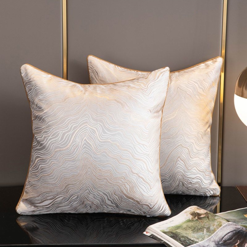 轻奢高档酒店样板间抱枕沙发靠垫欧式抱枕套不含芯靠枕套现代客厅