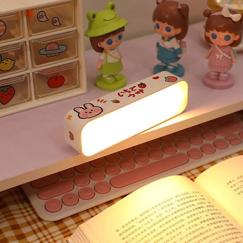 宿舍led小夜灯充电床头卧室家用睡眠床上用usb台灯不插电拍拍小灯