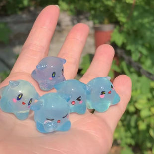 水捏捏神奇艾比玩偶蛋仔派对玩具小朋友生日夜光礼物微缩公仔手办