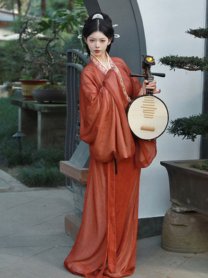 藏仙居2024天丝竹节棉复原战国袍